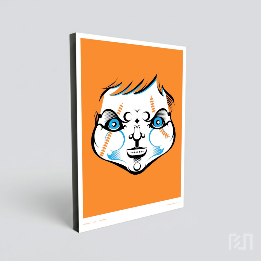 Poster Seni Grafis Karakter Chucky