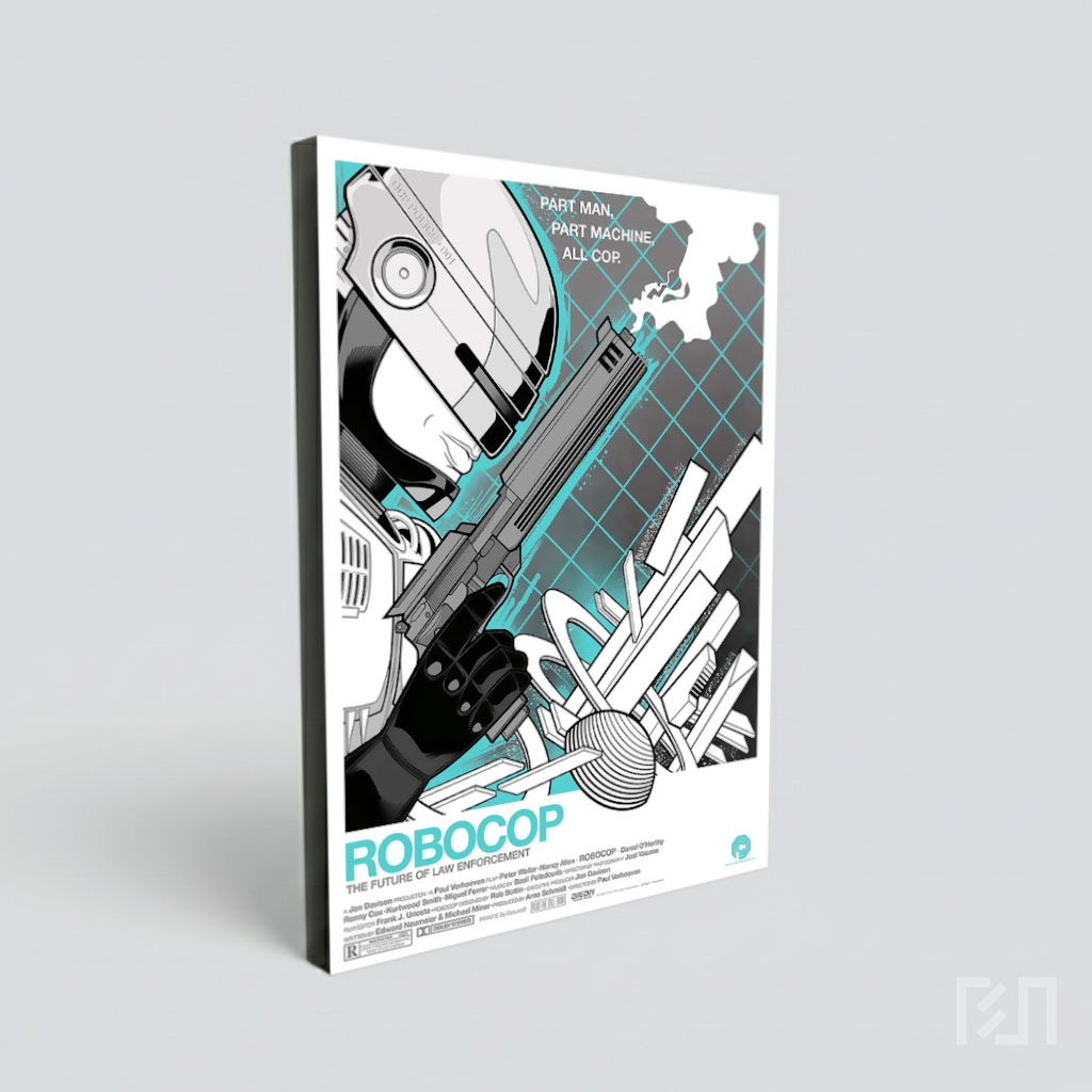 Poster Seni Grafis RoboCop