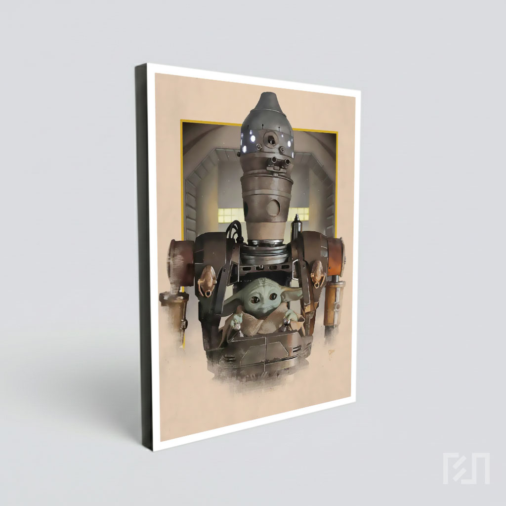 Poster Seni Grogu dan IG-11 The Mandalorian