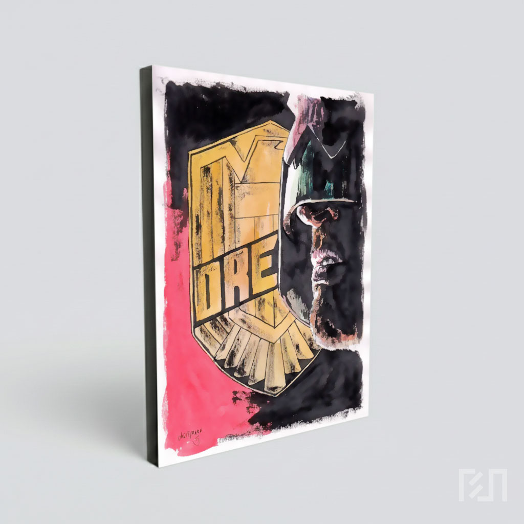 Poster Seni Hakim Dredd