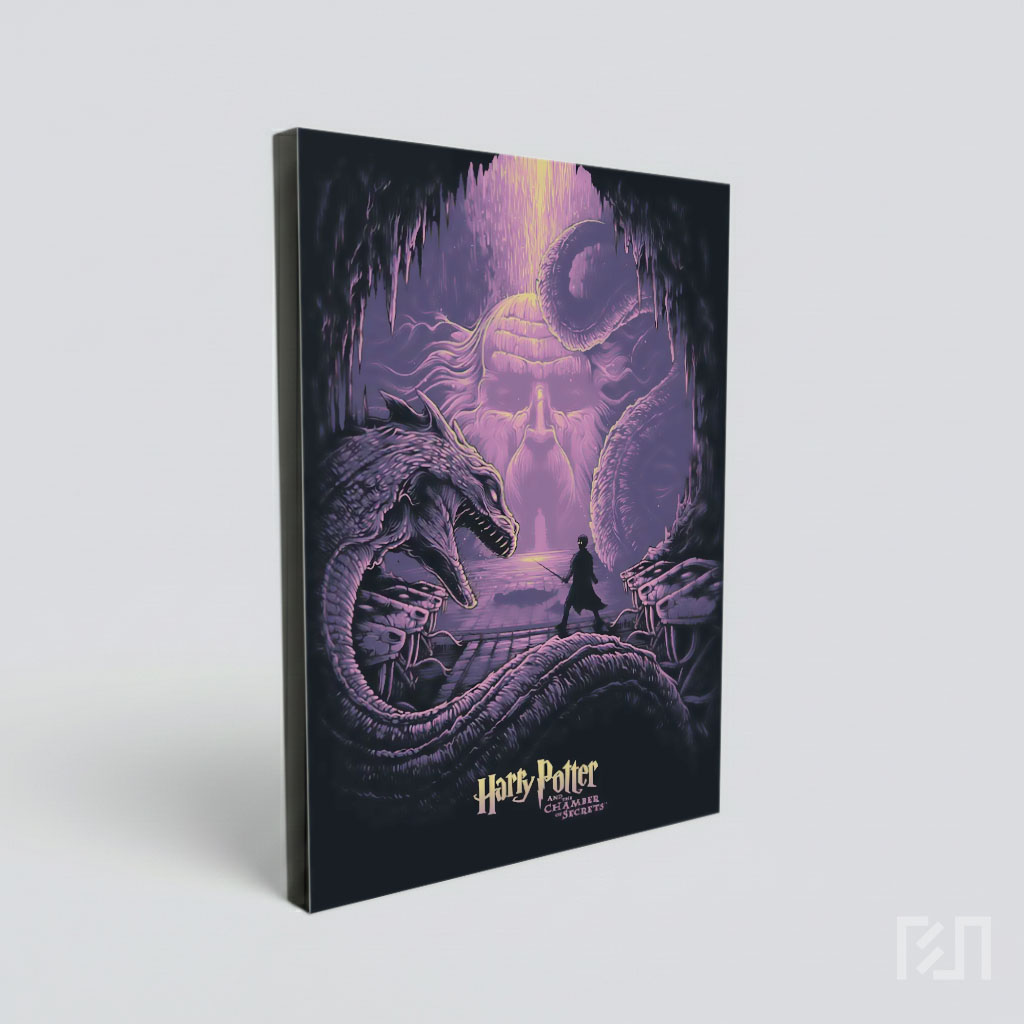 Poster Seni Harry Potter dan Kamar Rahasia