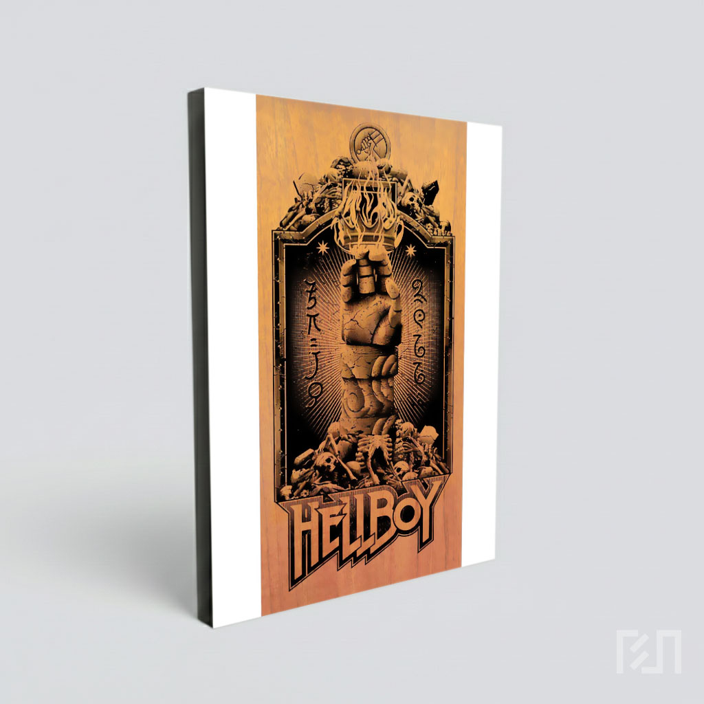 Poster Seni Hellboy: Tangan Kanan Kiamat