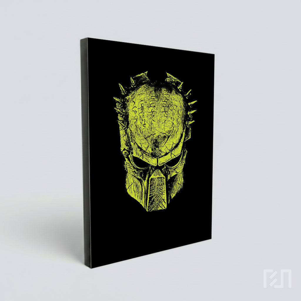 Poster Seni Helm Predator Sci-Fi