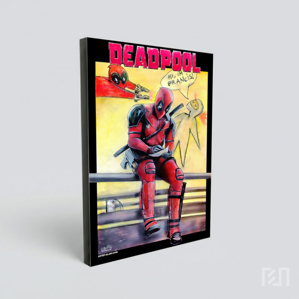 Poster Seni Ilustrasi Deadpool