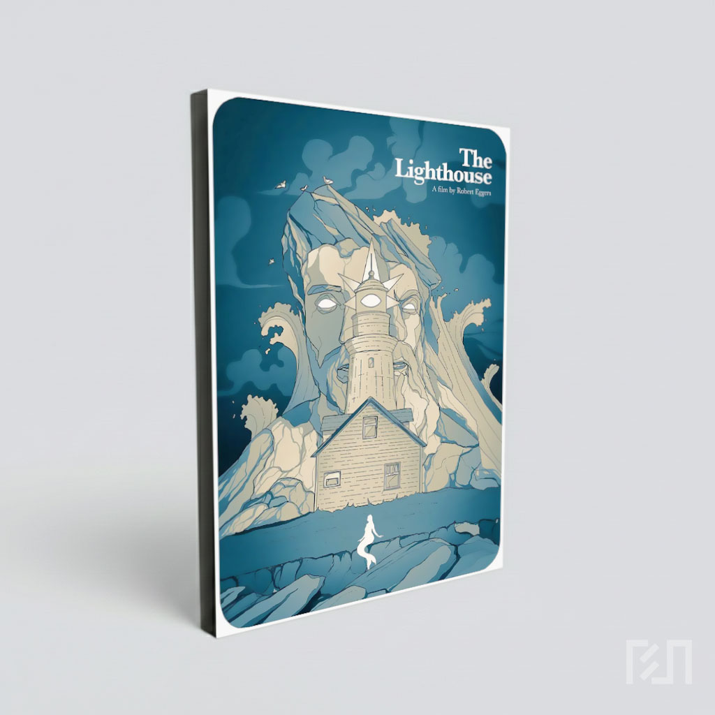 Poster Seni Ilustrasi Film The Lighthouse