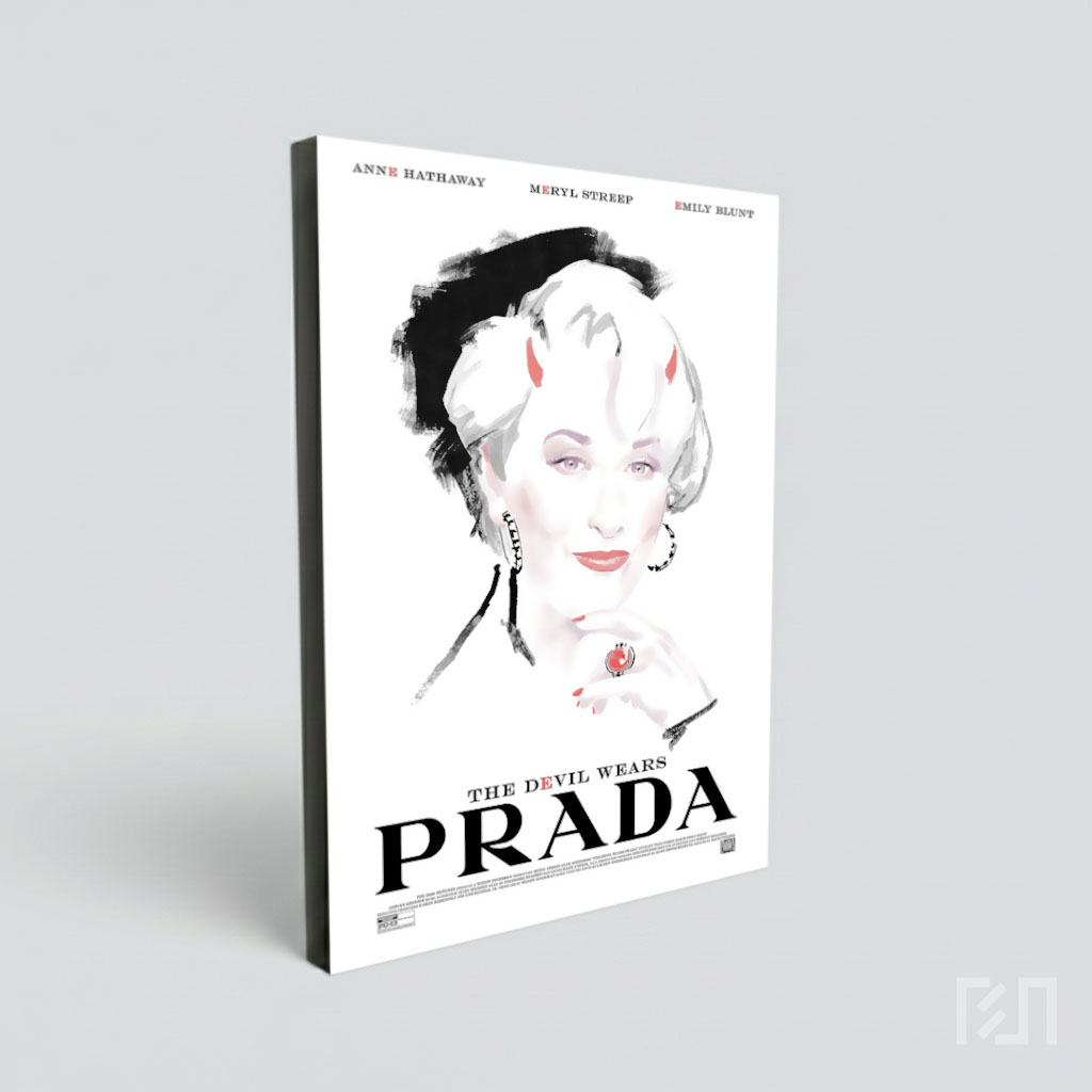 Poster Seni Ilustrasi The Devil Wears Prada