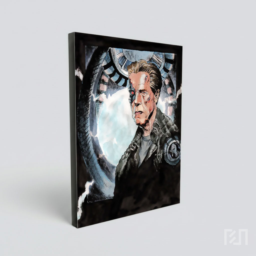 Poster Seni Ilustrasi The Terminator