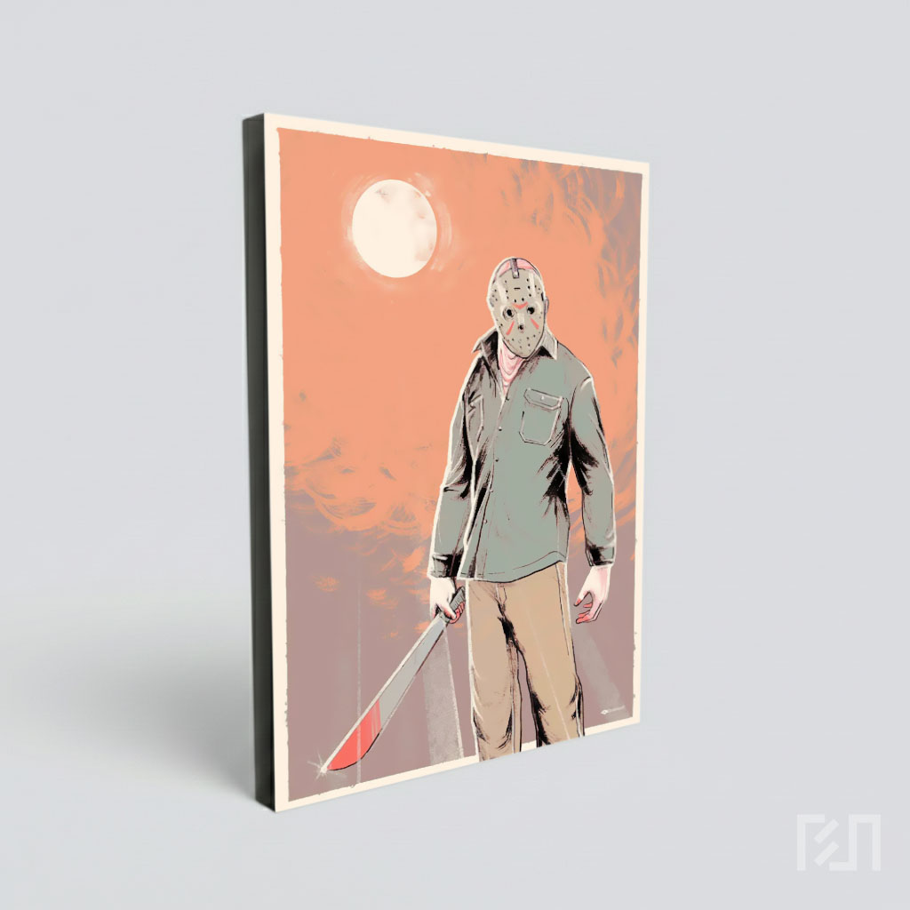 Poster Seni Jason Voorhees Friday the 13th