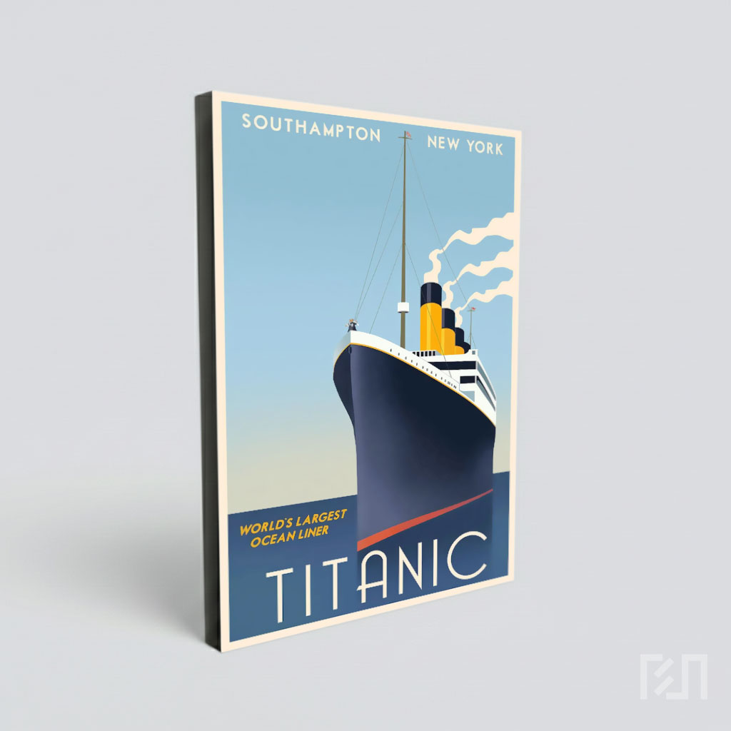 Poster Seni Kapal Titanic