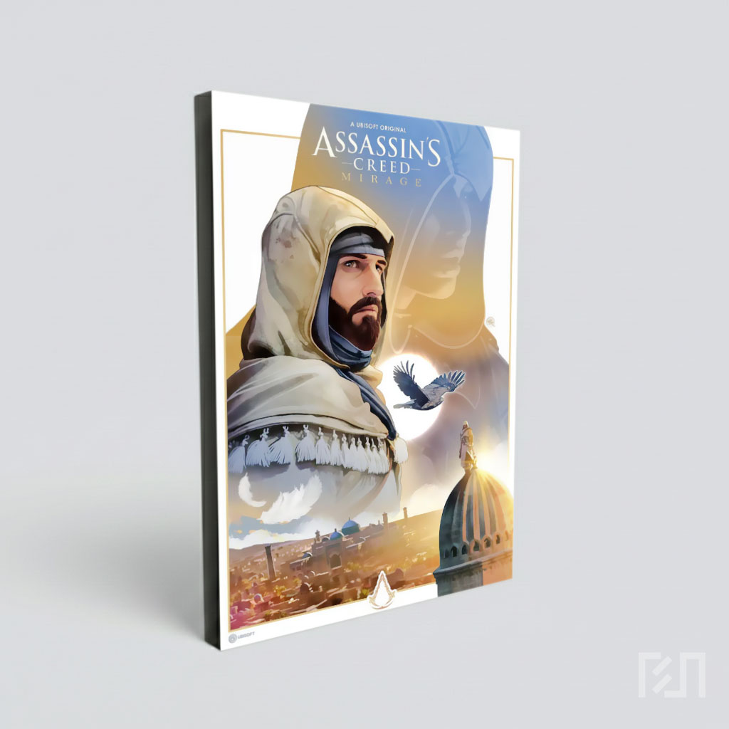 Poster Seni Karakter Altaïr Ibn-La'Ahad Assassin's Creed