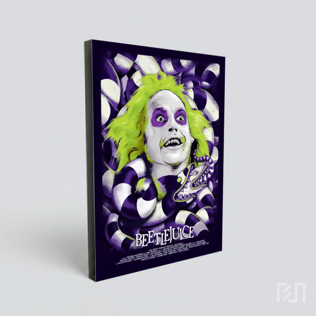 Poster Seni Karakter Beetlejuice