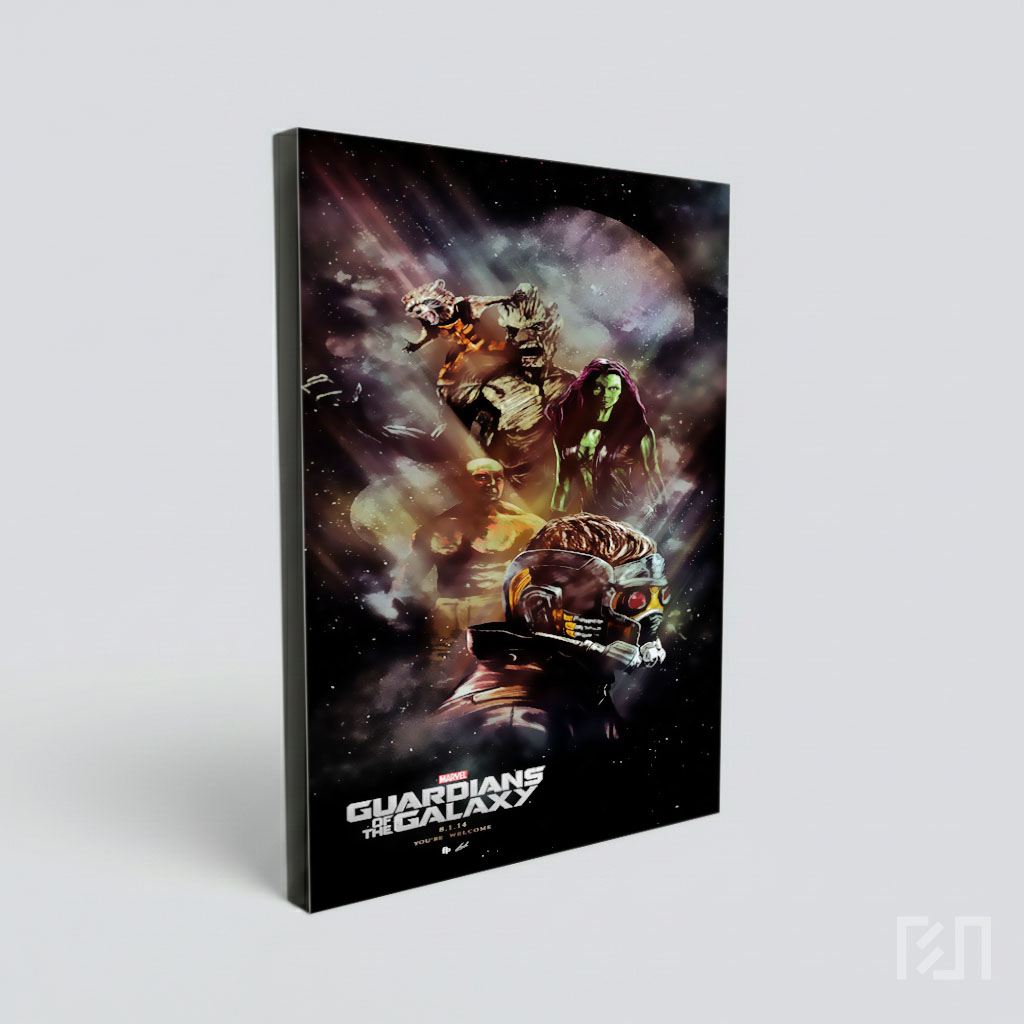 Poster Seni Karakter Guardians of the Galaxy
