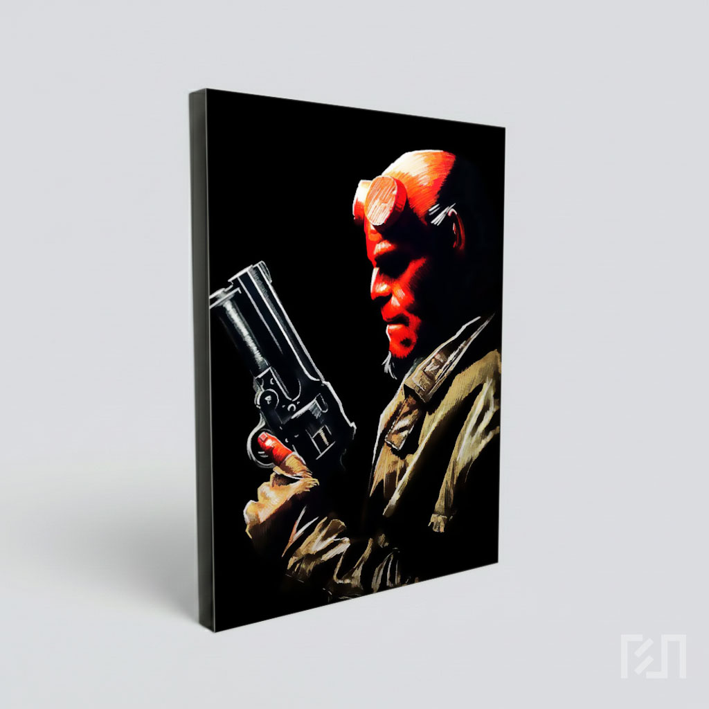 Poster Seni Karakter Hellboy