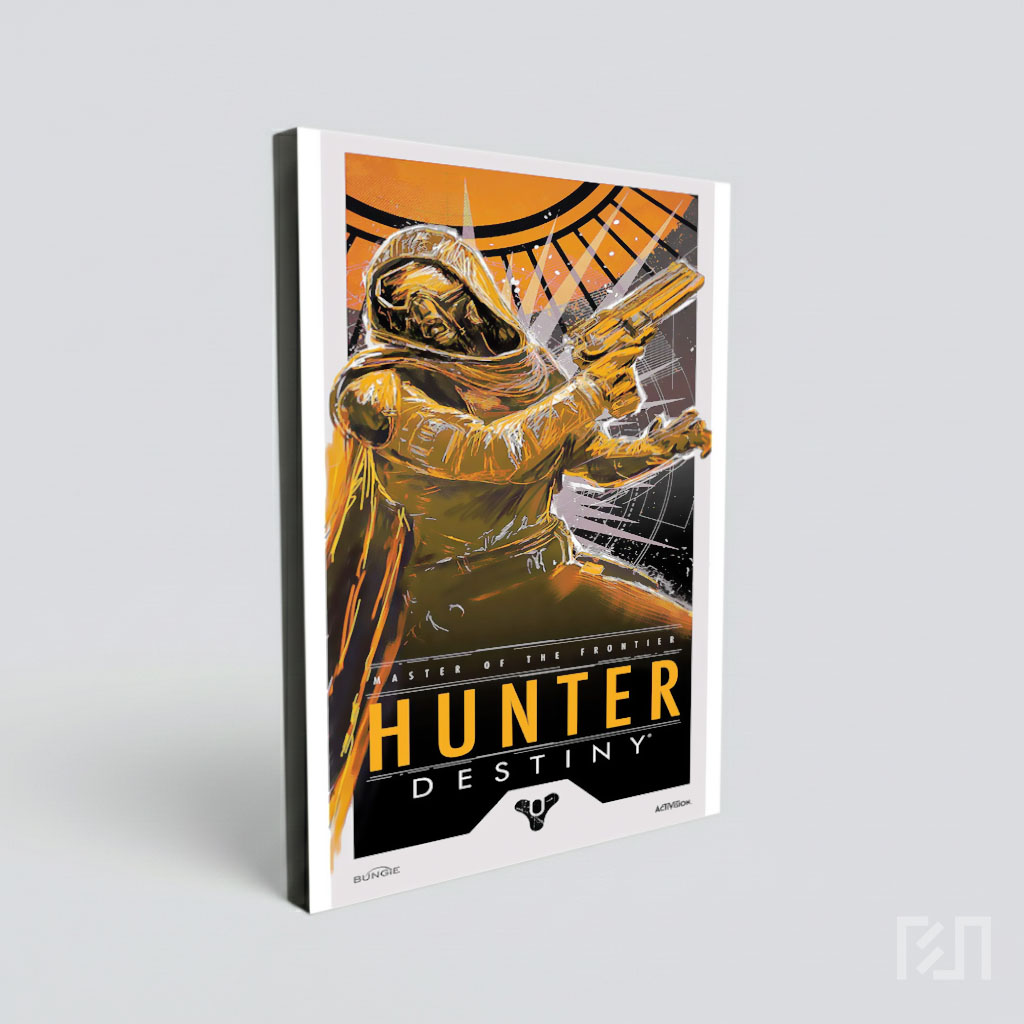 Poster Seni Karakter Hunter Master of the Frontier