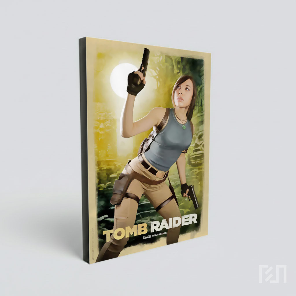 Poster Seni Karakter Lara Croft Tomb Raider
