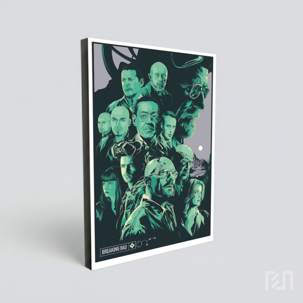 Poster Seni Karakter Serial TV Breaking Bad