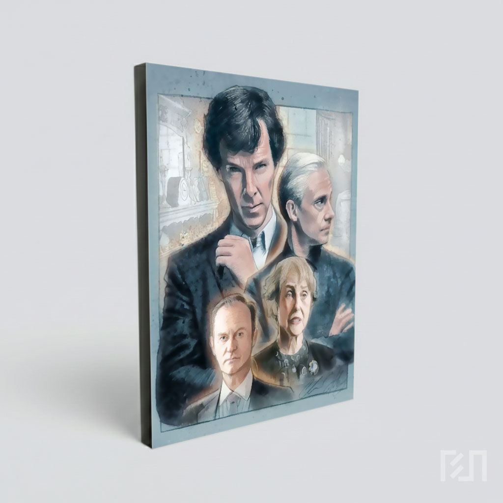 Poster Seni Karakter Serial TV Sherlock