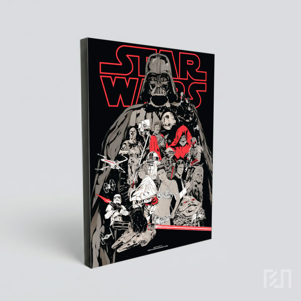 Poster Seni Karakter Star Wars