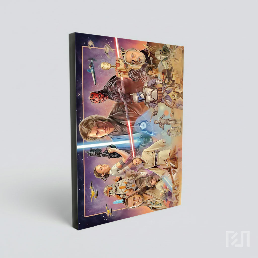 Poster Seni Karakter Star Wars Epik