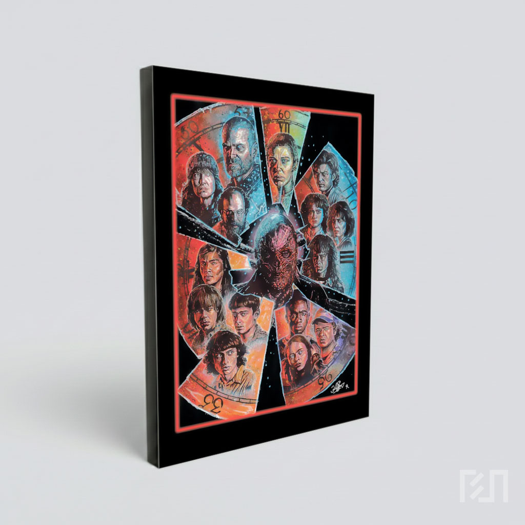 Poster Seni Karakter Stranger Things