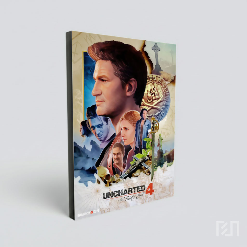 Poster Seni Karakter Uncharted 4: A Thief's End