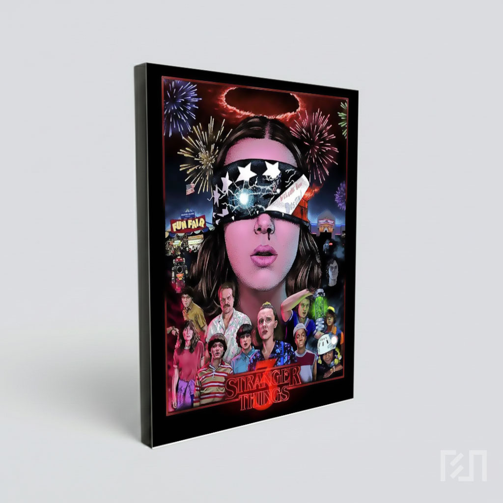 Poster Seni Keren Stranger Things Musim Ketiga