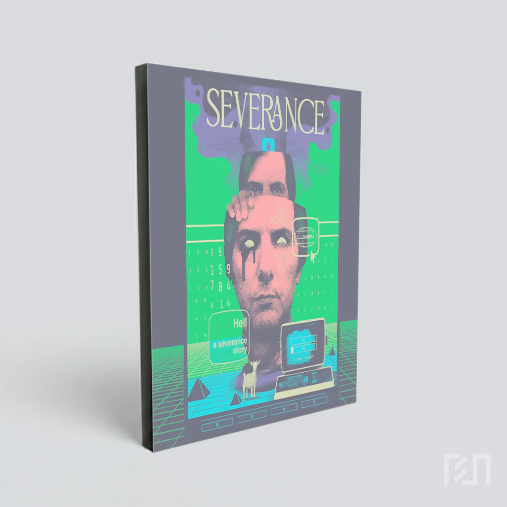 Poster Seni Kipas Serial TV Severance