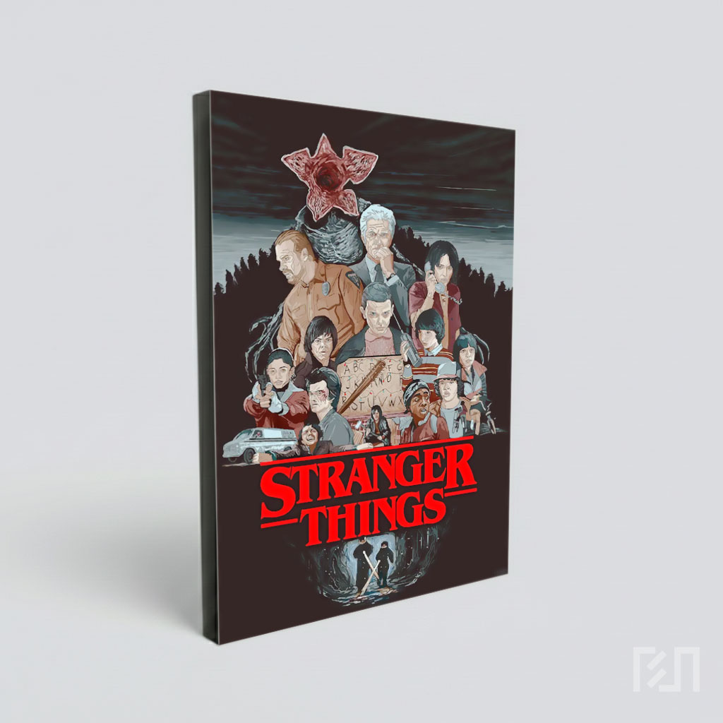Poster Seni Kipas Stranger Things