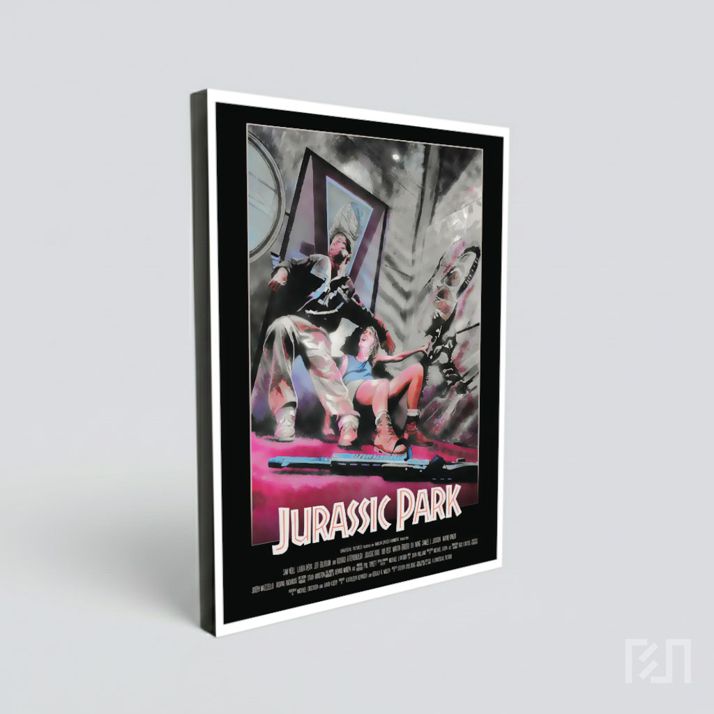 Poster Seni Klasik Jurassic Park