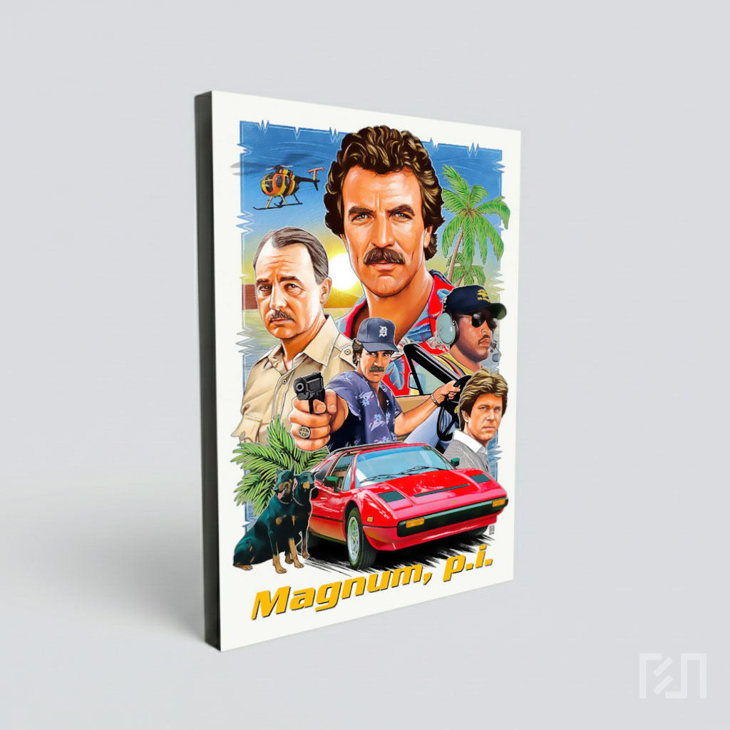 Poster Seni Klasik Serial TV Magnum P.I.