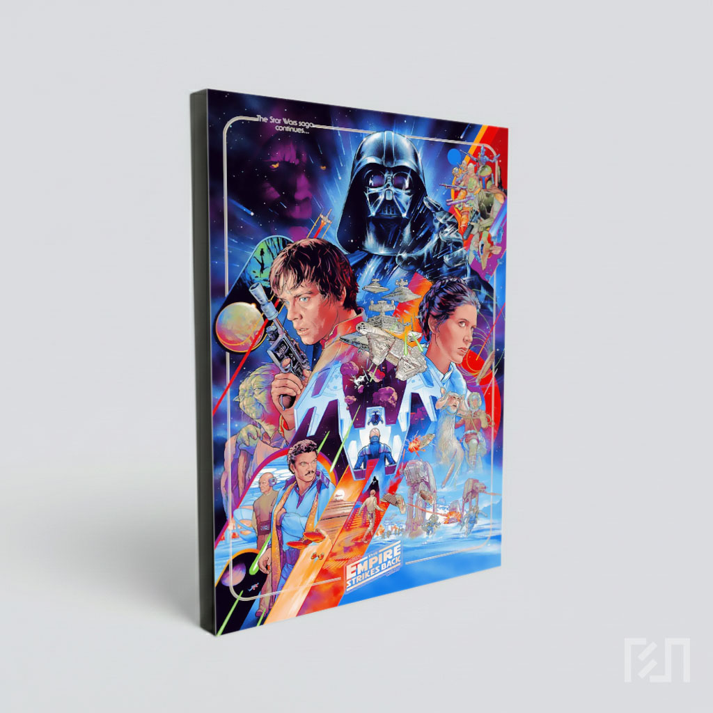 Poster Seni Klasik Star Wars The Empire Strikes Back