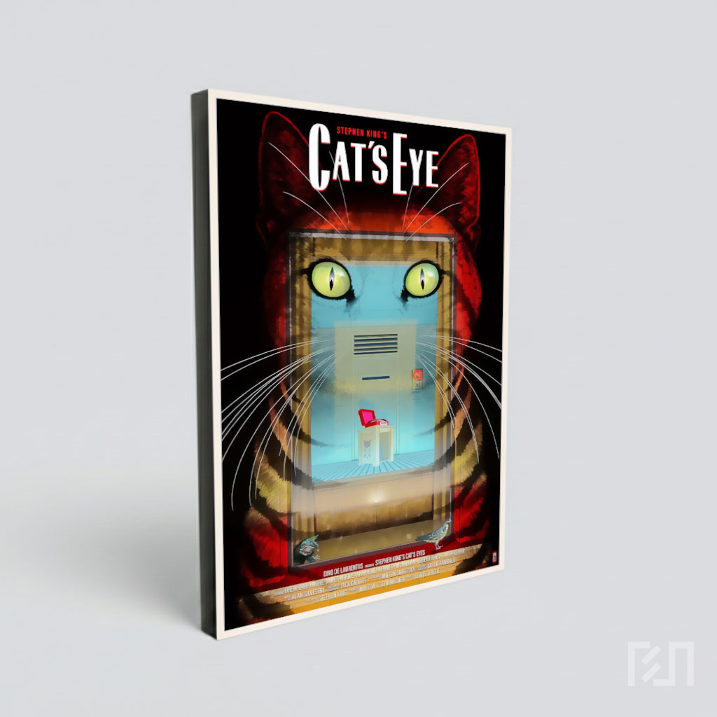 Poster Seni Kucing Misterius