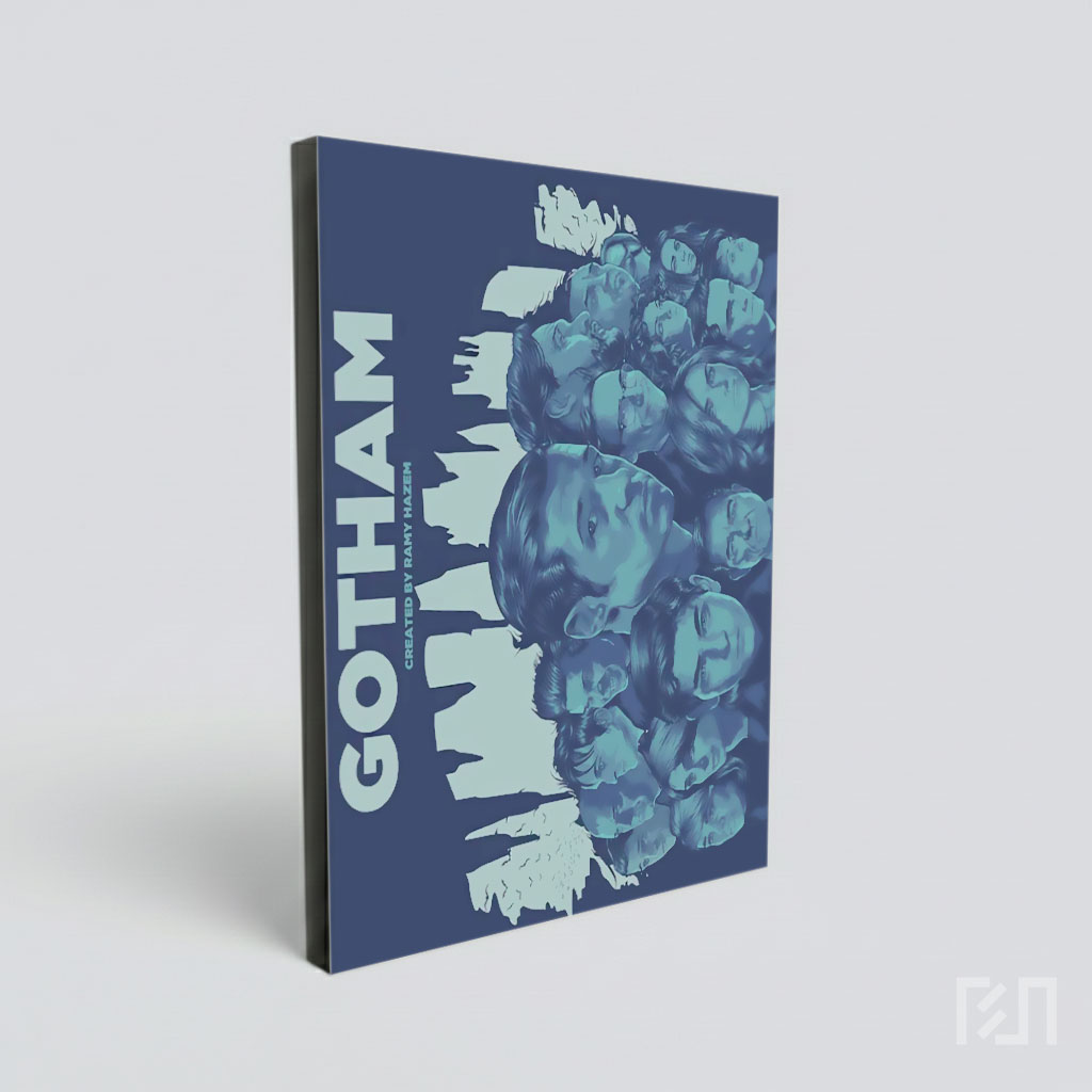Poster Seni Kustom Serial TV Gotham