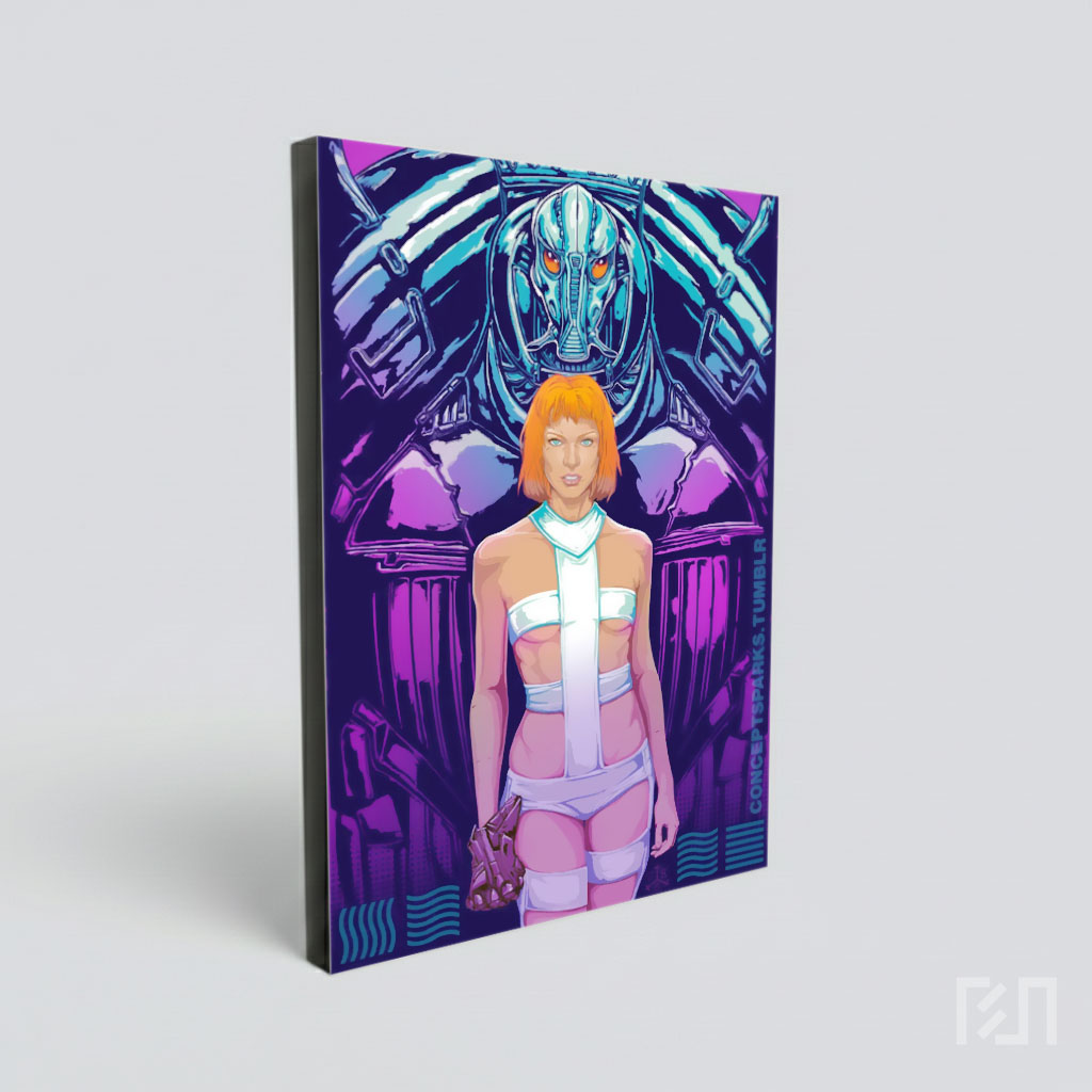 Poster Seni Leeloo Fifth Element