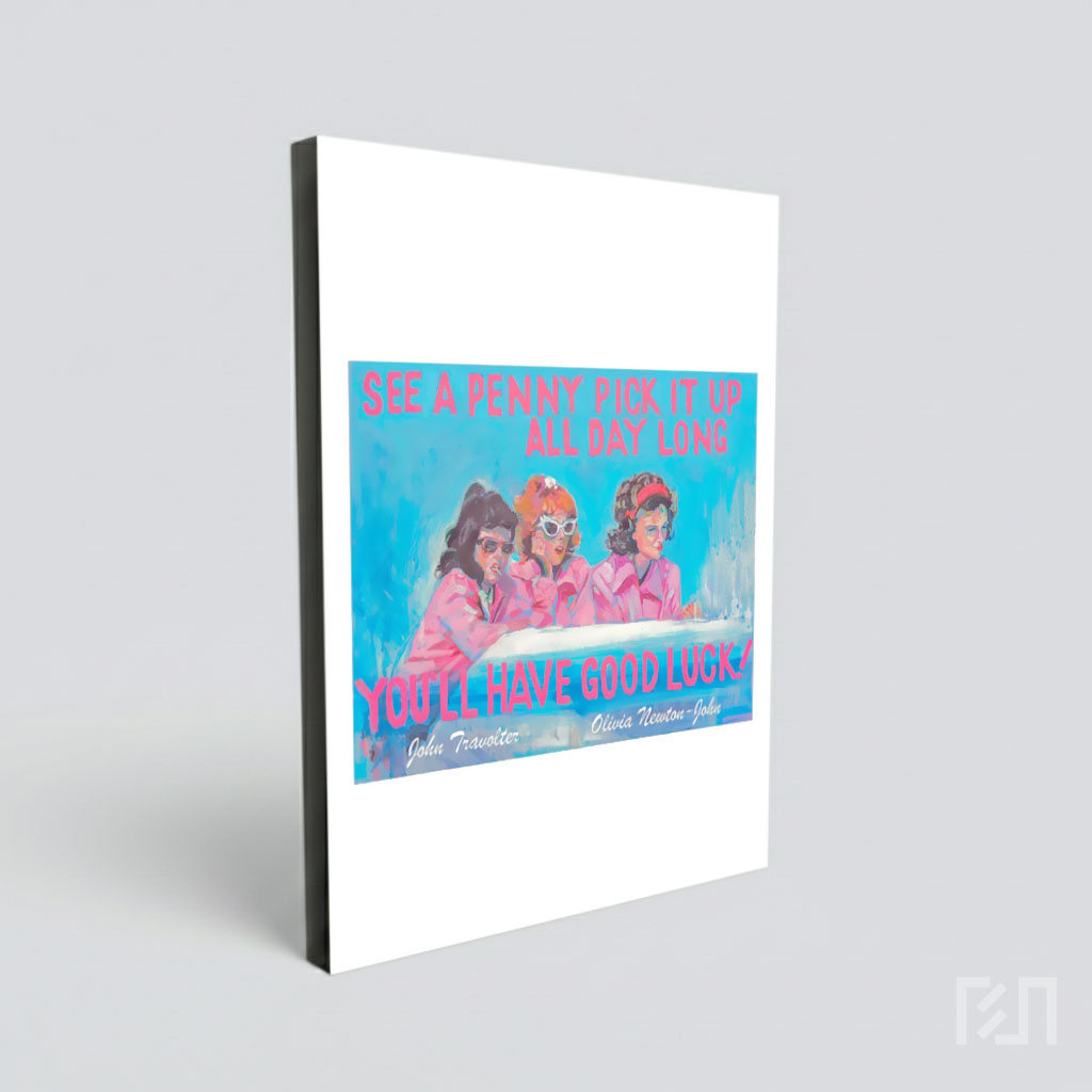 Poster Seni Lukis Grease