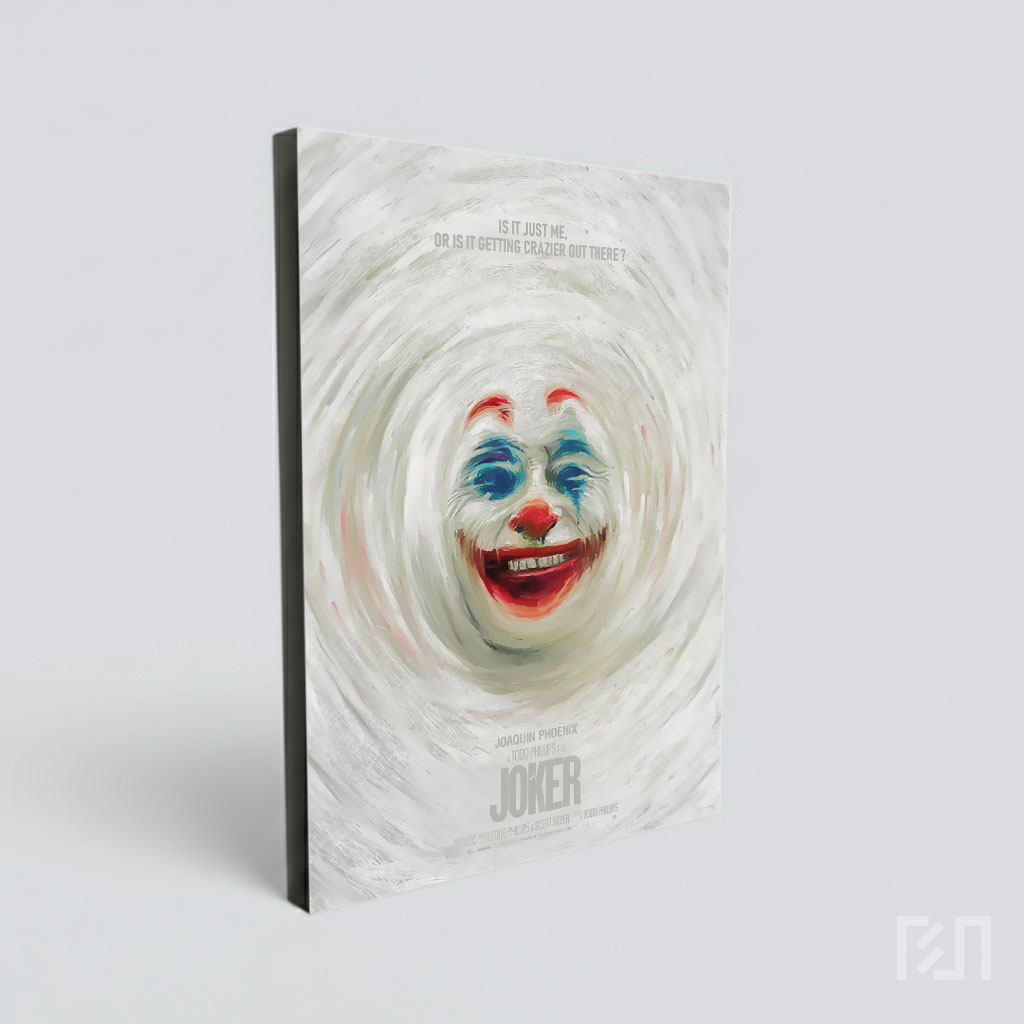Poster Seni Lukis Joker Joaquin Phoenix