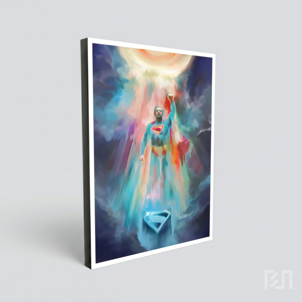 Poster Seni Lukis Superman