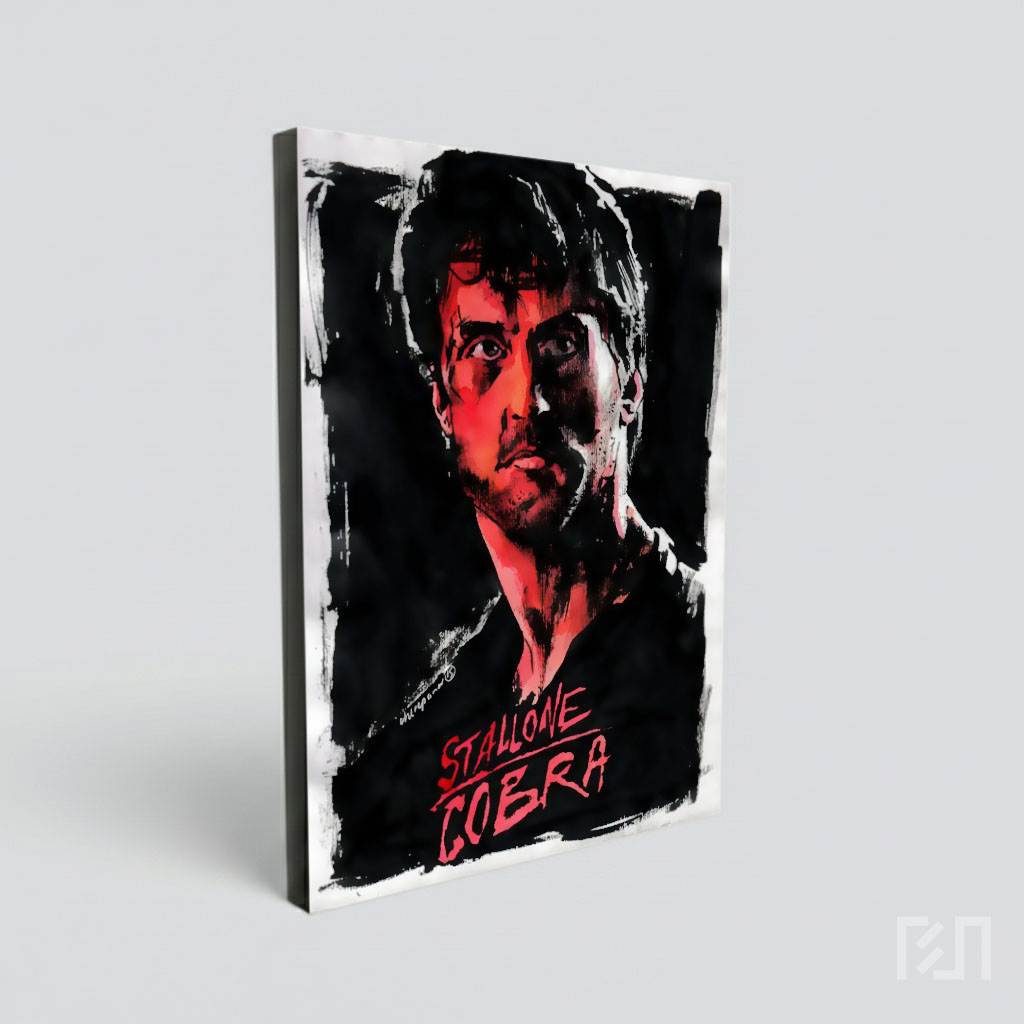 Poster Seni Lukis Sylvester Stallone