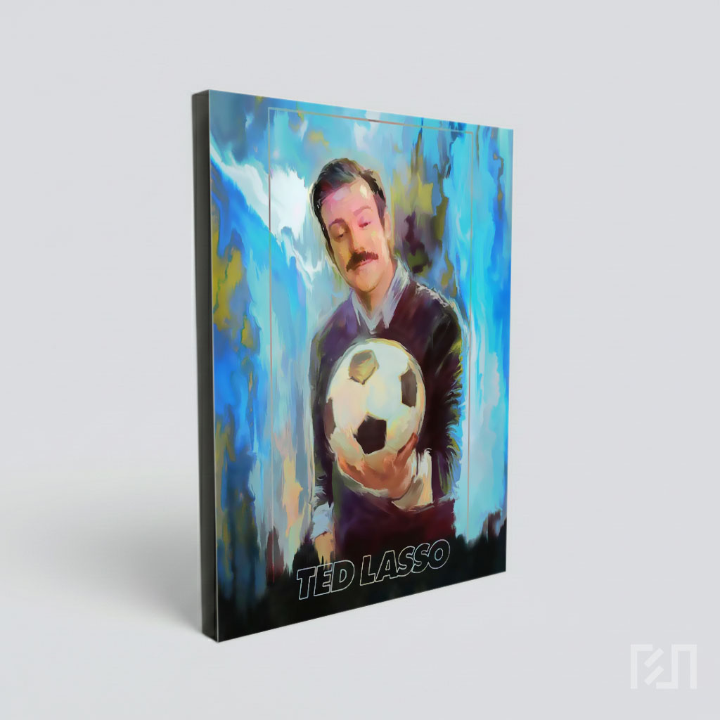 Poster Seni Lukis Ted Lasso