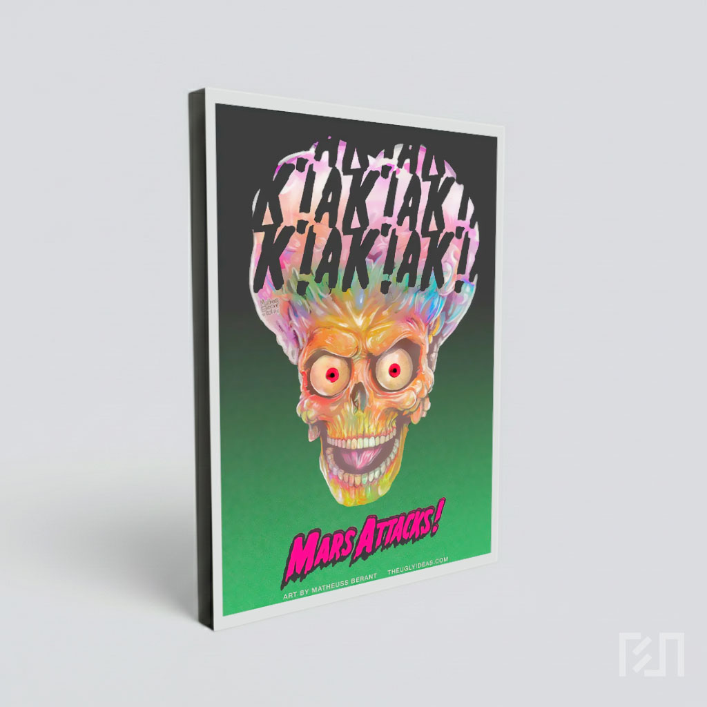 Poster Seni Mars Attacks! Alien