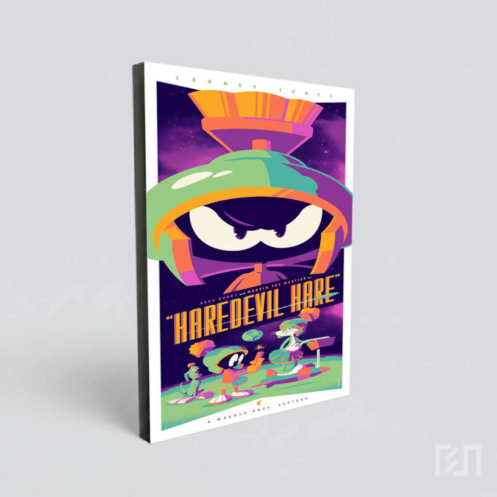 Poster Seni Marvin the Martian Haredevil Hare