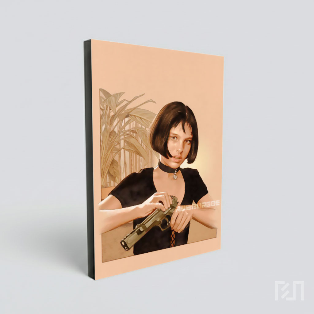 Poster Seni Matilda dari Film Leon The Professional