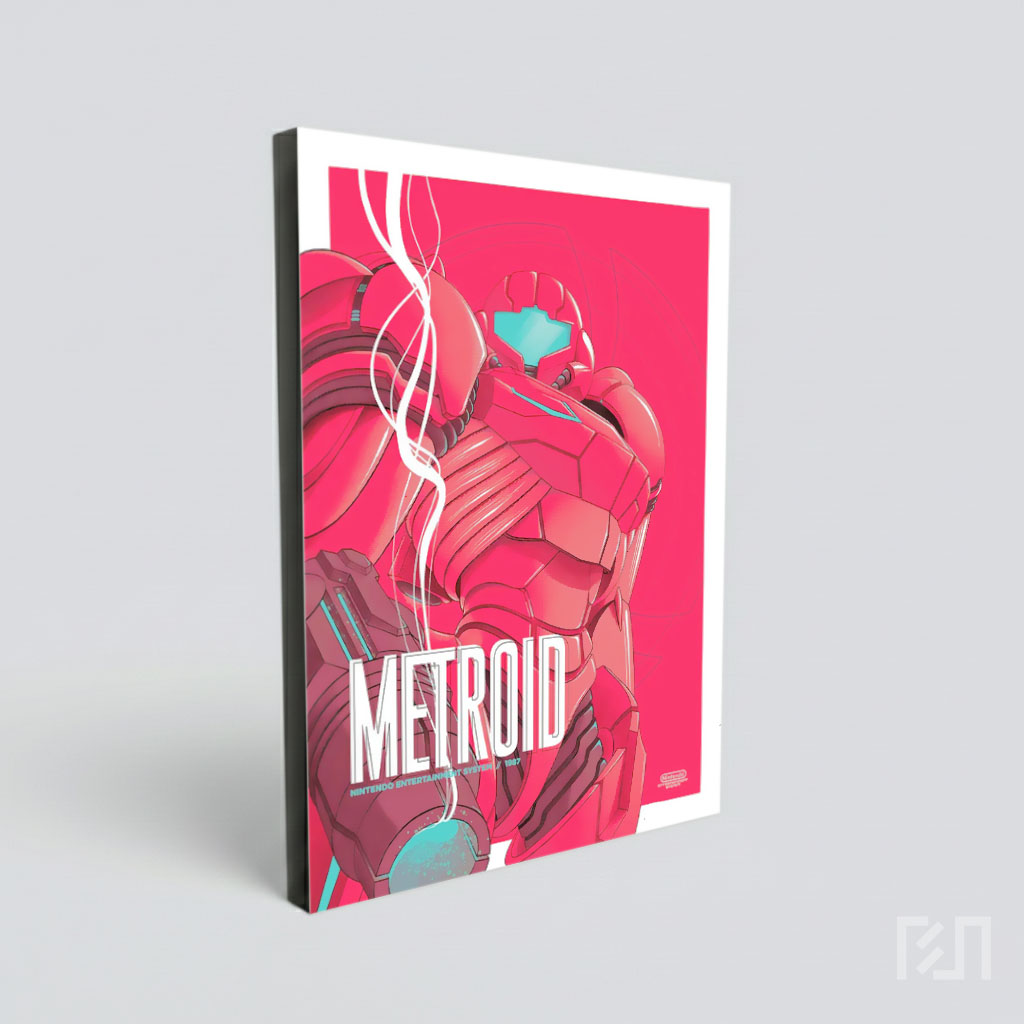 Poster Seni Metroid Nintendo