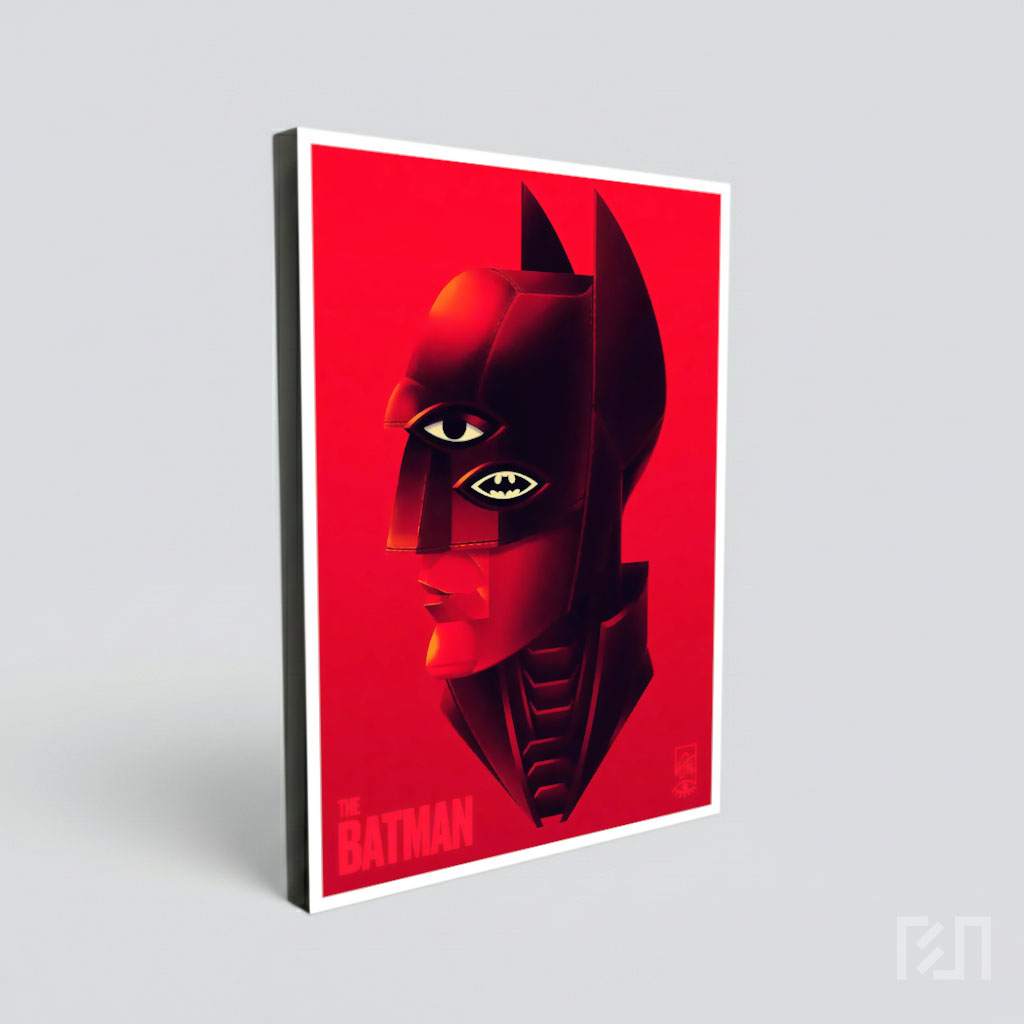 Poster Seni Minimalis Batman