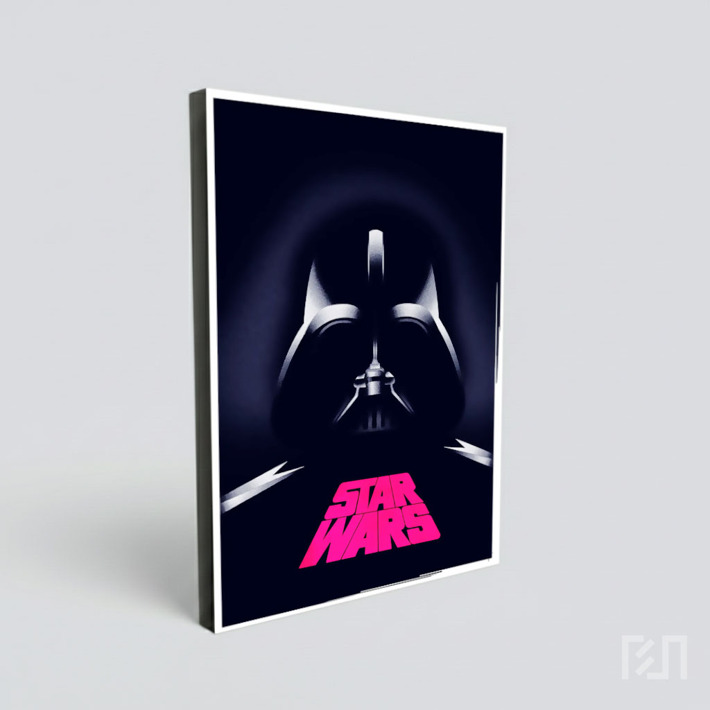 Poster Seni Minimalis Darth Vader Star Wars