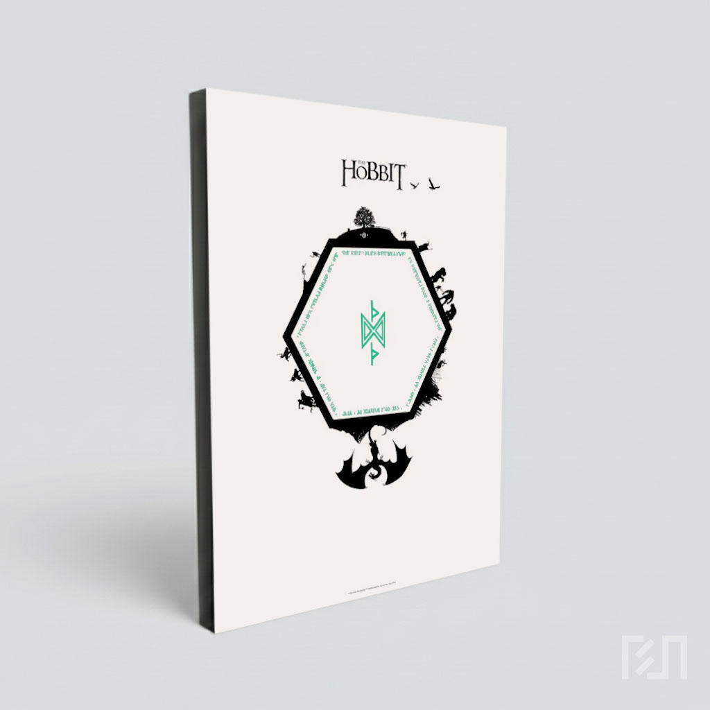 Poster Seni Minimalis Film The Hobbit