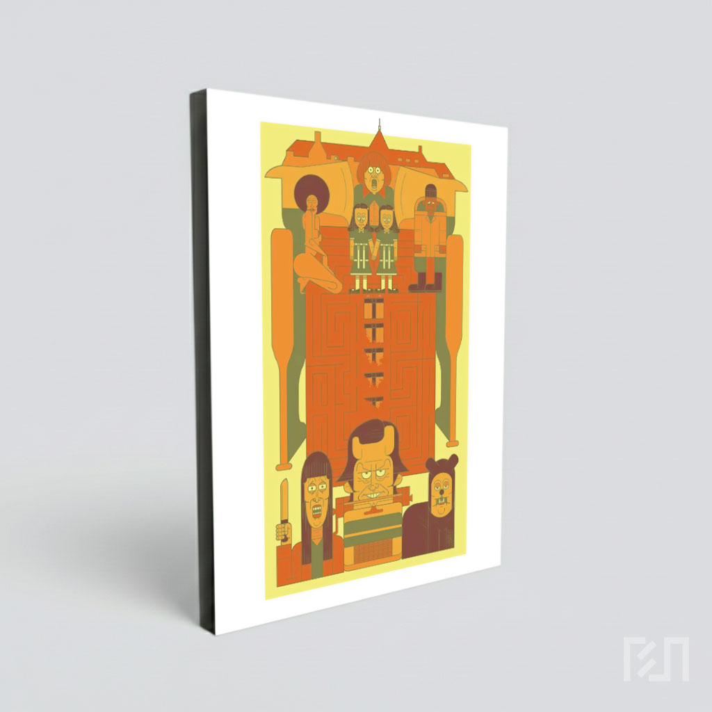 Poster Seni Minimalis Film The Shining