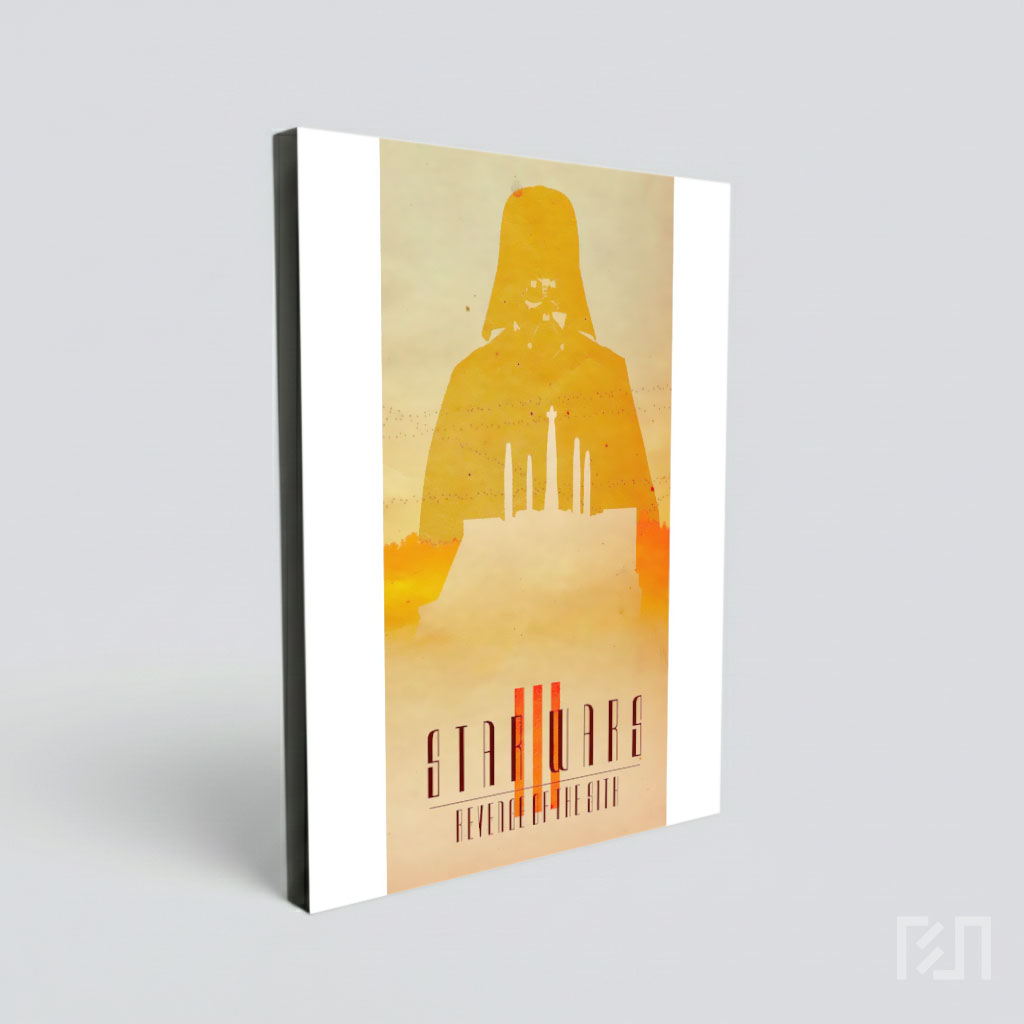 Poster Seni Minimalis Star Wars Episode III