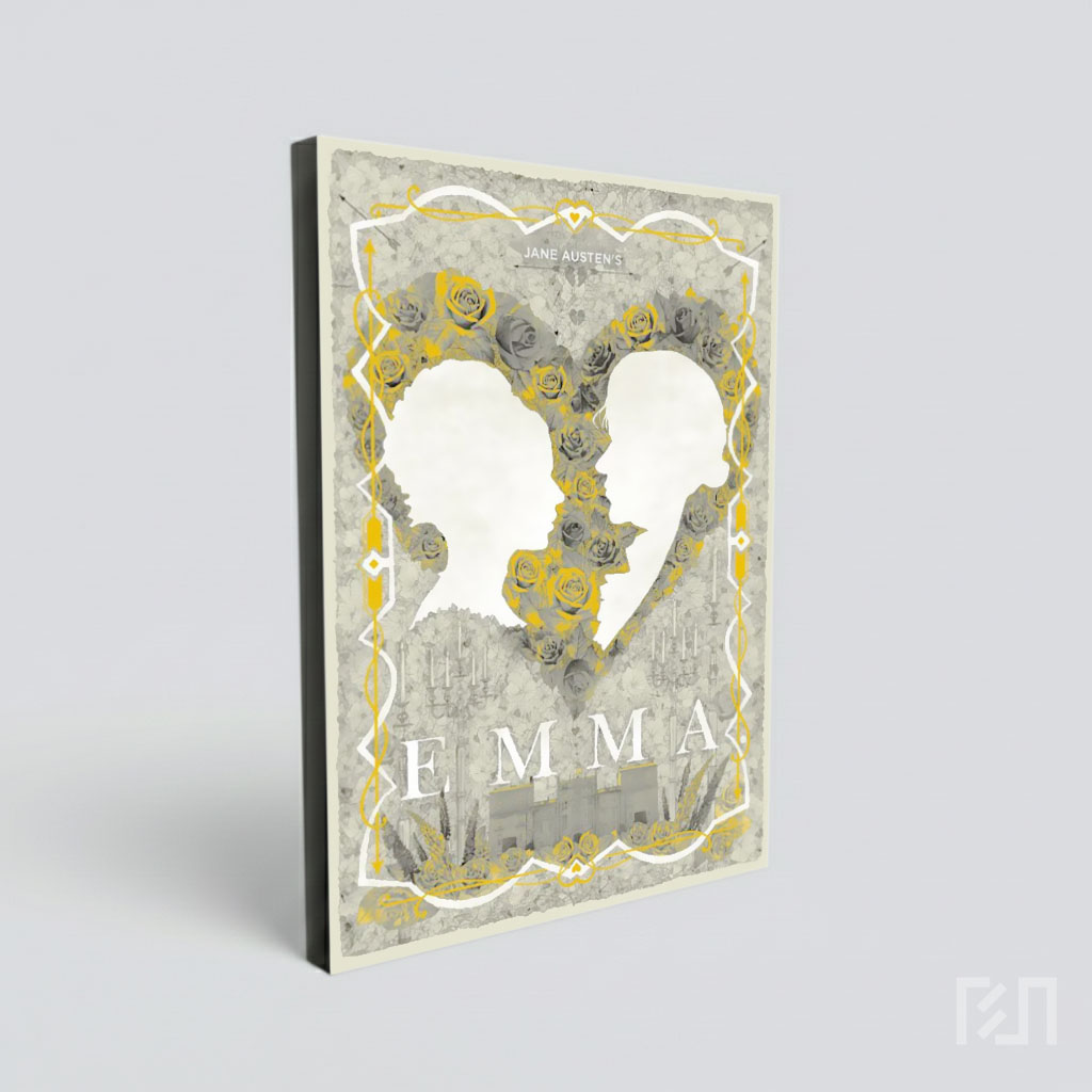 Poster Seni Novel Klasik Emma oleh Jane Austen
