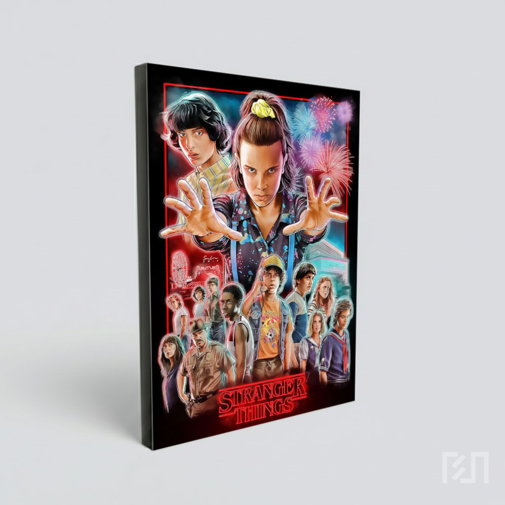 Poster Seni Penggemar Stranger Things Musim 3